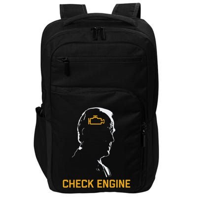 Funny Meme Biden Check Engine Light Anti Biden Impact Tech Backpack