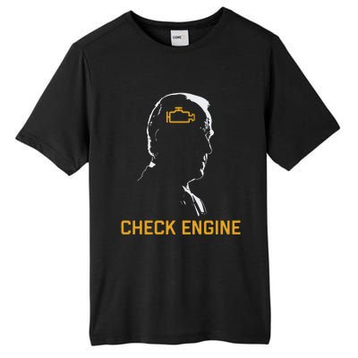 Funny Meme Biden Check Engine Light Anti Biden Tall Fusion ChromaSoft Performance T-Shirt