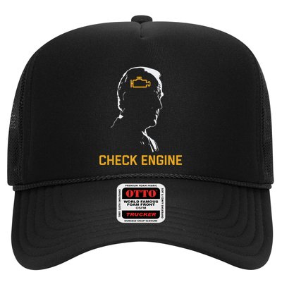 Funny Meme Biden Check Engine Light Anti Biden Trucker Hat
