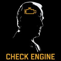 Funny Meme Biden Check Engine Light Anti Biden Wool Snapback Cap
