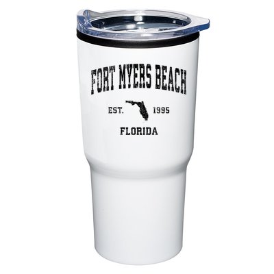 Fort Myers Beach Florida Fl Vintage Established Sports Design Tumbler