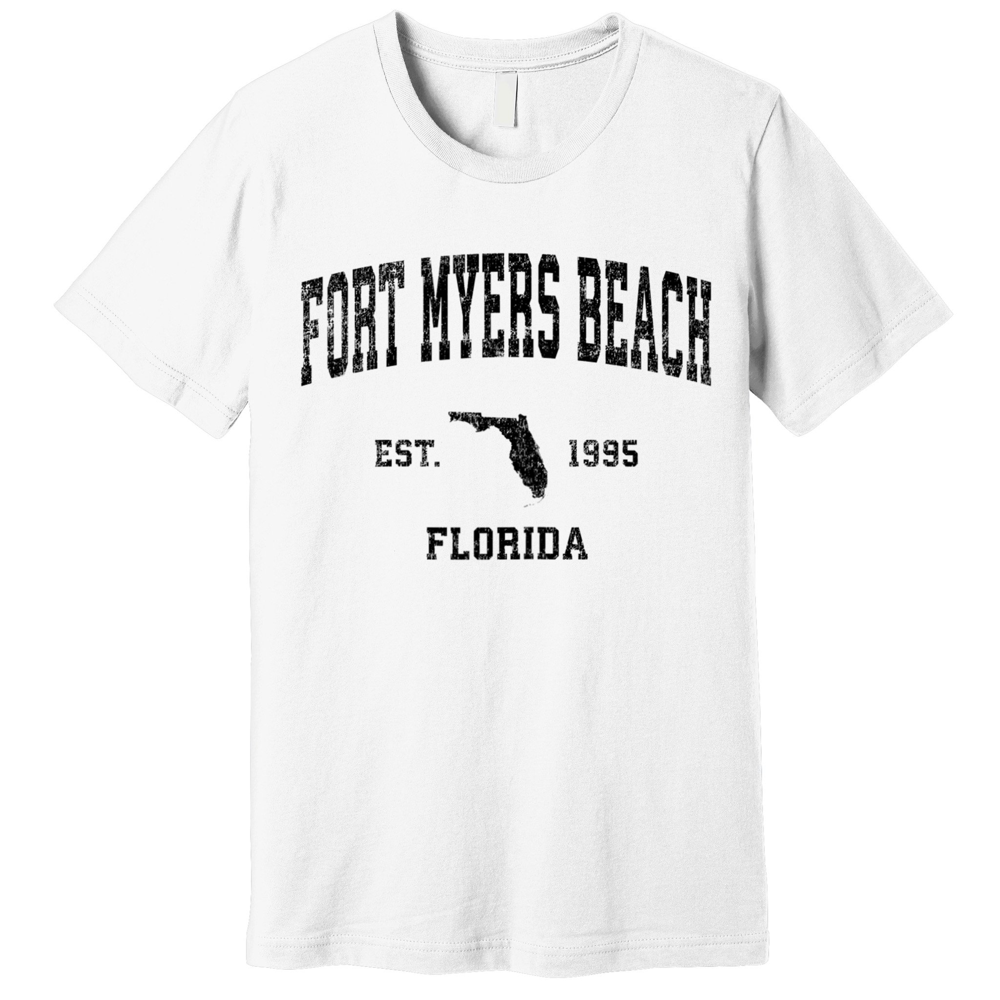 Fort Myers Beach Florida Fl Vintage Established Sports Design Premium T-Shirt