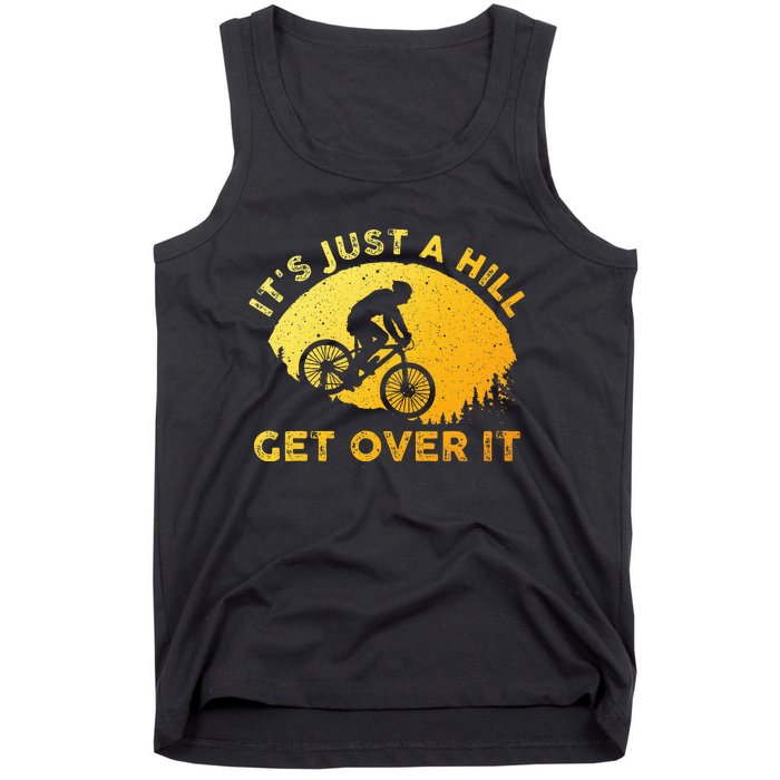 Funny Mountain Biking Art For Women Trail Mountain Bike Tank Top