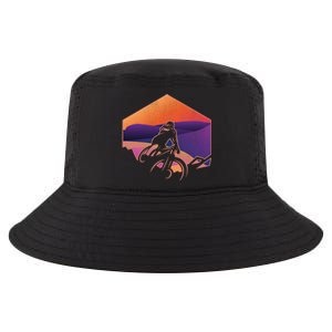 Funny Mountain Biking Art Mtb Mountain Biker Great Gift Cool Comfort Performance Bucket Hat