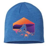 Funny Mountain Biking Art Mtb Mountain Biker Great Gift Sustainable Beanie