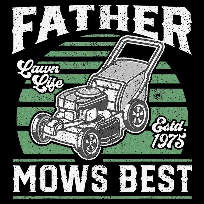Father Mows Best Funny Lawn Mower Mowing Fathers Day Gift Zip Tote Bag