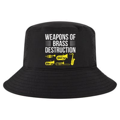 Funny Marching Band Trumpet Player Trombone Brass Band Music Cool Comfort Performance Bucket Hat