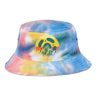 Funny Mountain Bike Art For Men Women Vintage Cycling Gear Tie Dye Newport Bucket Hat