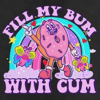 Fill My Bum With Cum Funny Donut Embarrassing Adult Humor 11oz C Handle Ceramic Mug