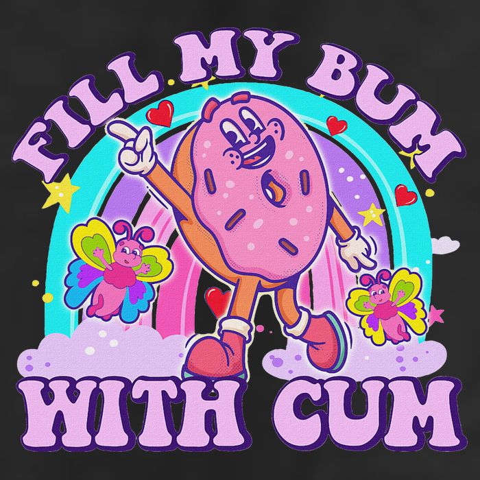 Fill My Bum With Cum Funny Donut Embarrassing Adult Humor 11oz C Handle Ceramic Mug
