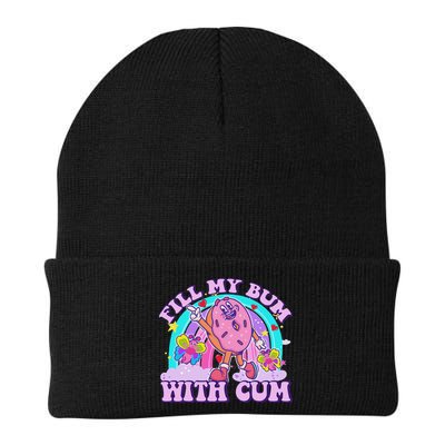 Fill My Bum With Cum Funny Donut Embarrassing Adult Humor Beanie