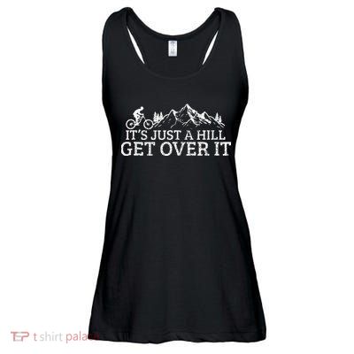 Funny Mountain Bike MTB Cycling Biker Cyclist Ladies Essential Flowy Tank