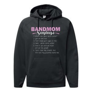 Funny Marching Band Music Fan Mom Music School Team Performance Fleece Hoodie