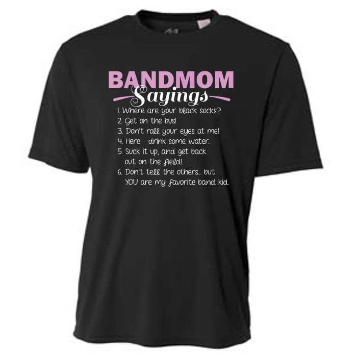 Funny Marching Band Music Fan Mom Music School Team Cooling Performance Crew T-Shirt