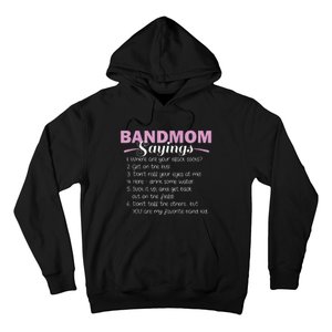 Funny Marching Band Music Fan Mom Music School Team Hoodie