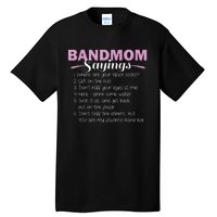 Funny Marching Band Music Fan Mom Music School Team Tall T-Shirt