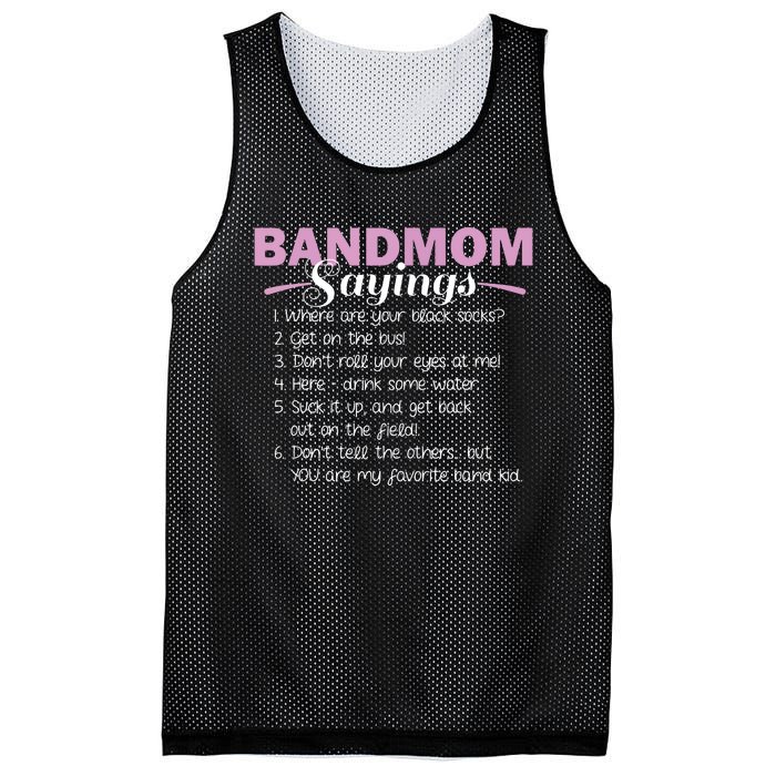 Funny Marching Band Music Fan Mom Music School Team Mesh Reversible Basketball Jersey Tank