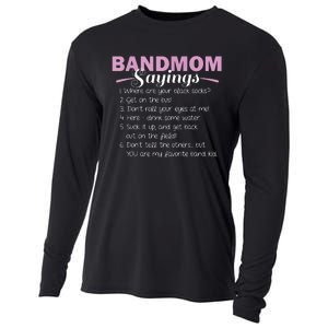 Funny Marching Band Music Fan Mom Music School Team Cooling Performance Long Sleeve Crew