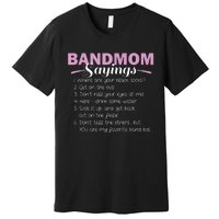 Funny Marching Band Music Fan Mom Music School Team Premium T-Shirt