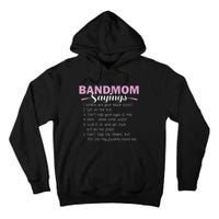 Funny Marching Band Music Fan Mom Music School Team Tall Hoodie