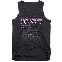 Funny Marching Band Music Fan Mom Music School Team Tank Top