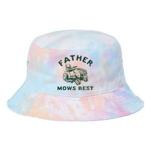 Father Mows Best Tie Dye Newport Bucket Hat