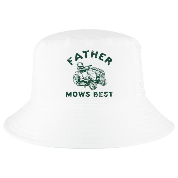 Father Mows Best Cool Comfort Performance Bucket Hat