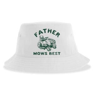 Father Mows Best Sustainable Bucket Hat