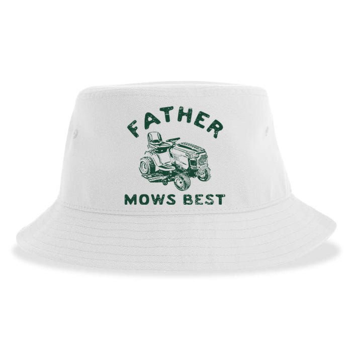 Father Mows Best Sustainable Bucket Hat