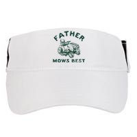 Father Mows Best Adult Drive Performance Visor