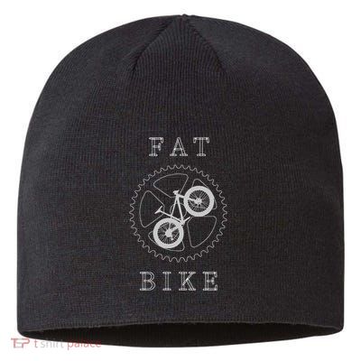 Fat Mountain Bike Bicycle Mtb Cyclist Gift Sustainable Beanie