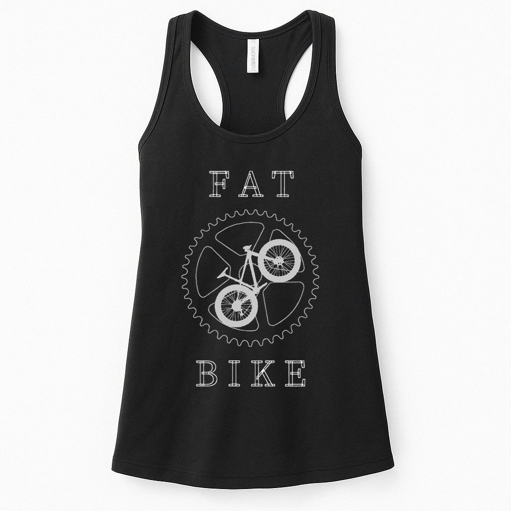 Fat Mountain Bike Bicycle Mtb Cyclist Gift Womens Tank Top