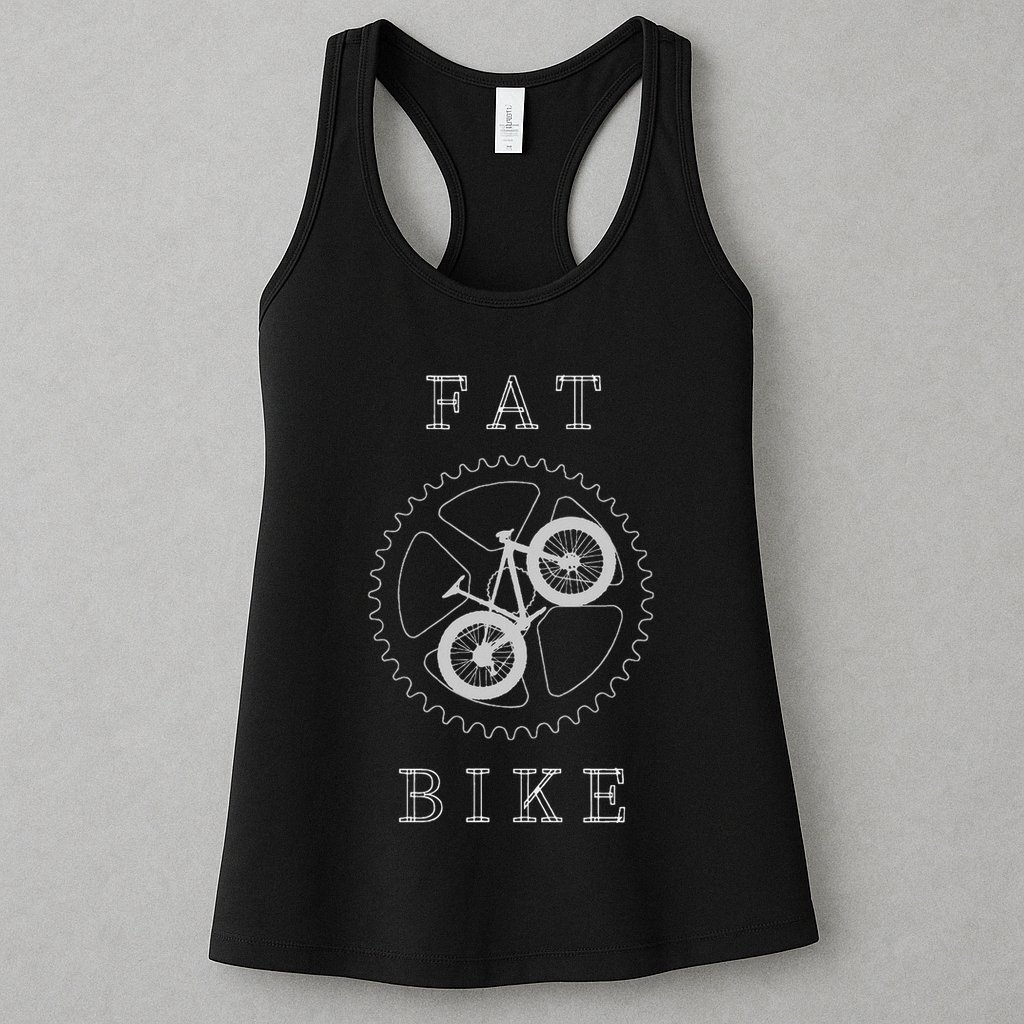 Fat Mountain Bike Bicycle Mtb Cyclist Gift Womens Tank Top