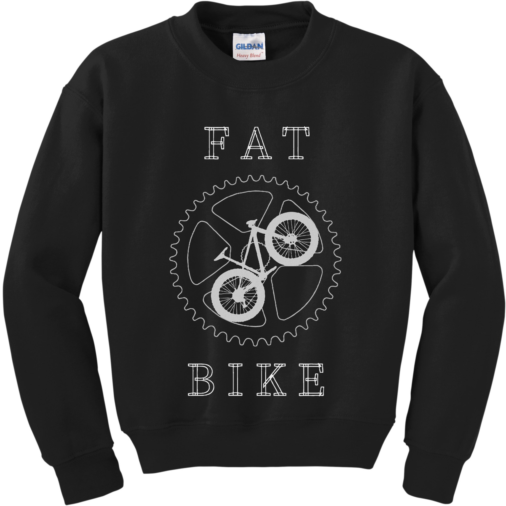 Fat Mountain Bike Bicycle Mtb Cyclist Gift Kids Sweatshirt