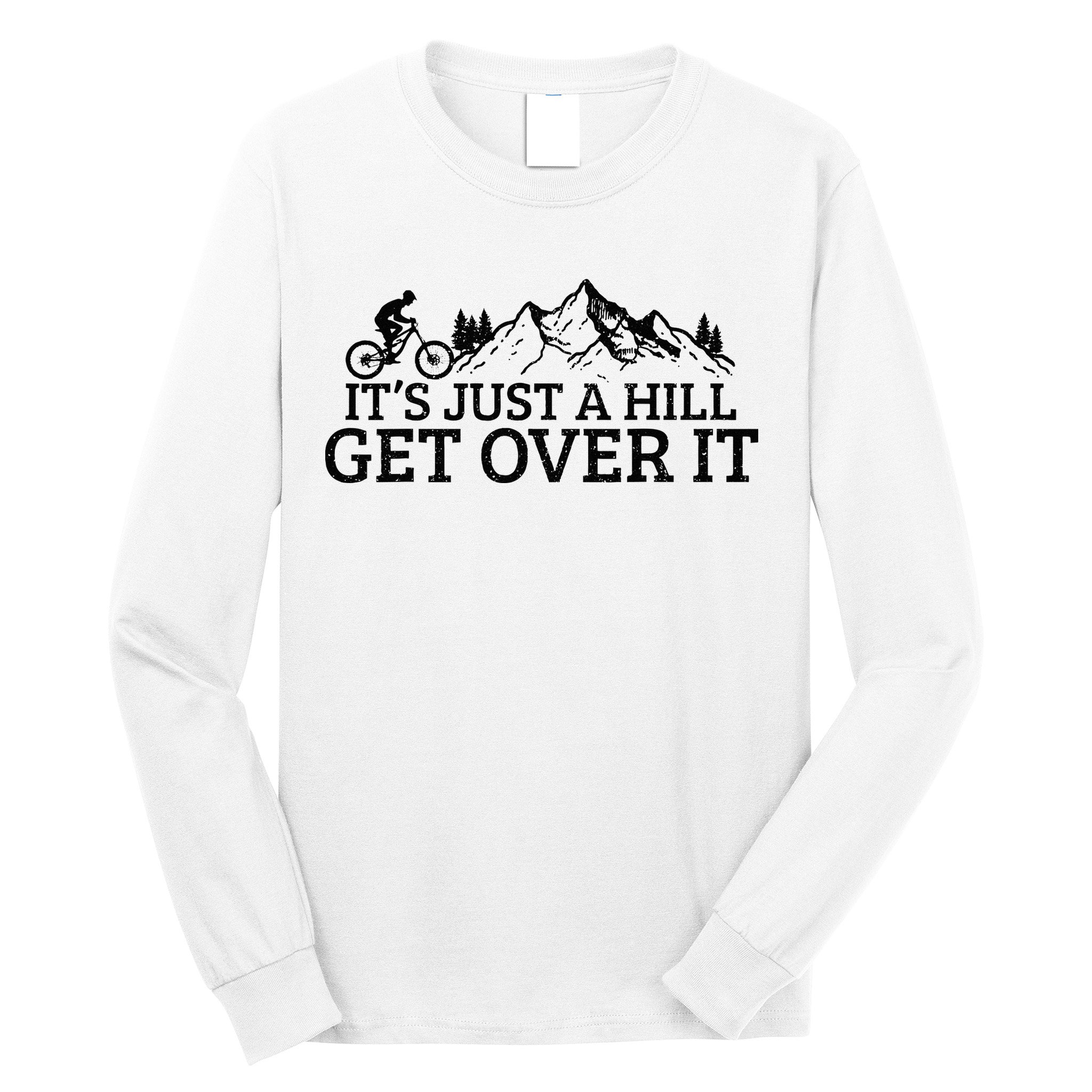 Funny Mountain Bike MTB Cycling Biking Biker Cyclist Gift Long Sleeve Shirt
