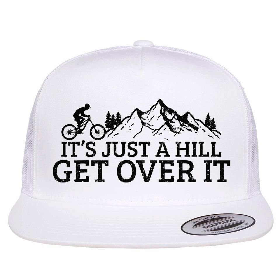Funny Mountain Bike MTB Cycling Biking Biker Cyclist Gift Flat Bill Trucker Hat