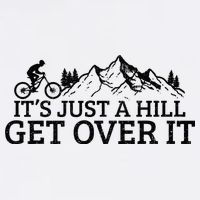 Funny Mountain Bike MTB Cycling Biking Biker Cyclist Gift Flat Bill Trucker Hat