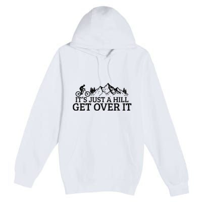 Funny Mountain Bike MTB Cycling Biking Biker Cyclist Gift Premium Pullover Hoodie