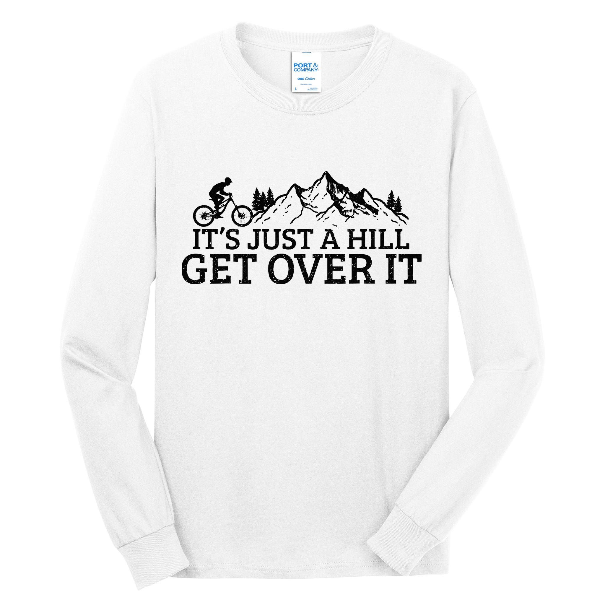 Funny Mountain Bike MTB Cycling Biking Biker Cyclist Gift Tall Long Sleeve T-Shirt
