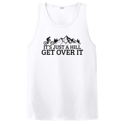 Funny Mountain Bike MTB Cycling Biking Biker Cyclist Gift PosiCharge Competitor Tank