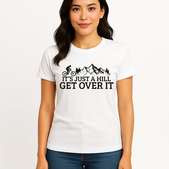 Funny Mountain Bike MTB Cycling Biking Biker Cyclist Gift Womens T-Shirt