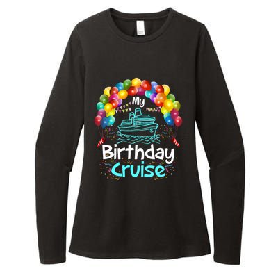 Festive My Birthday Cruise Ship Party And Gift Womens CVC Long Sleeve Shirt