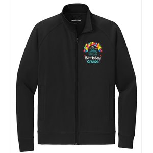 Festive My Birthday Cruise Ship Party And Gift Stretch Full-Zip Cadet Jacket