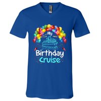 Festive My Birthday Cruise Ship Party And Gift V-Neck T-Shirt