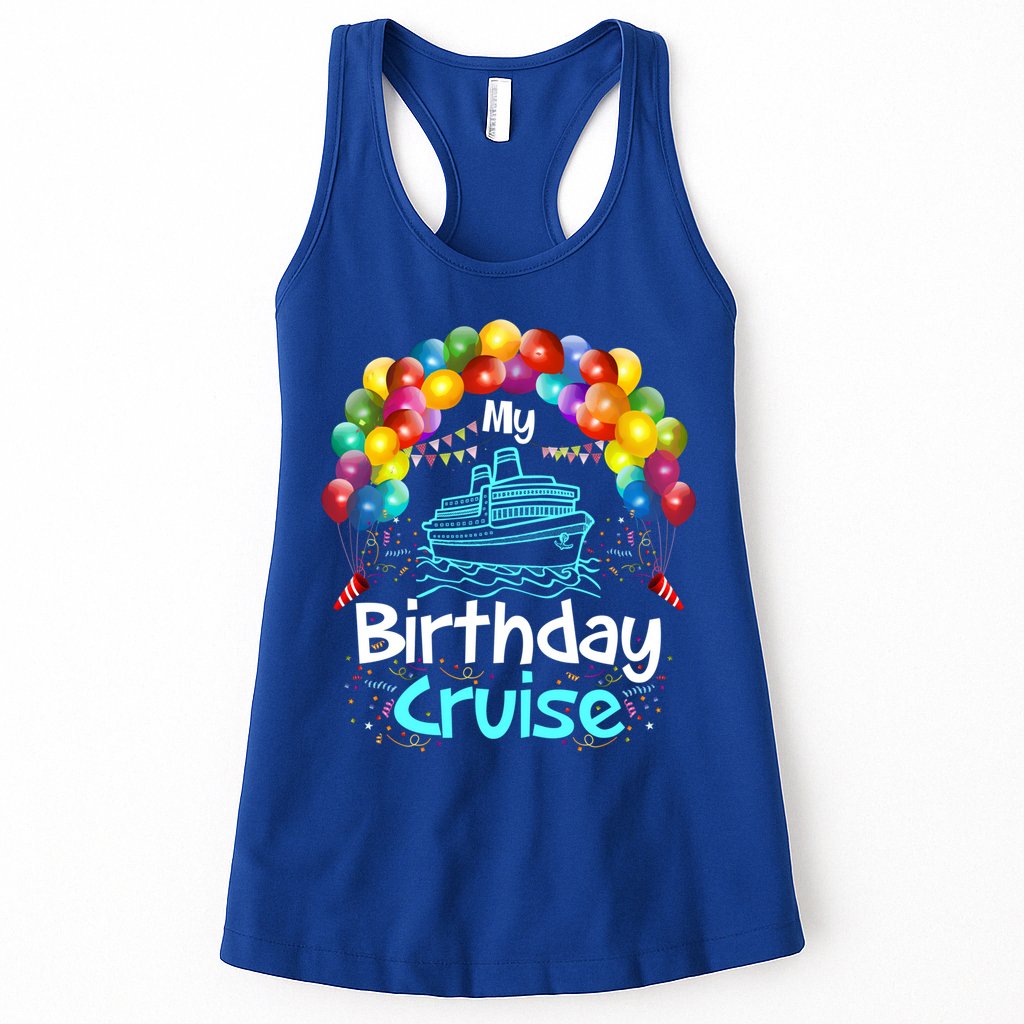 Festive My Birthday Cruise Ship Party And Gift Womens Tank Top