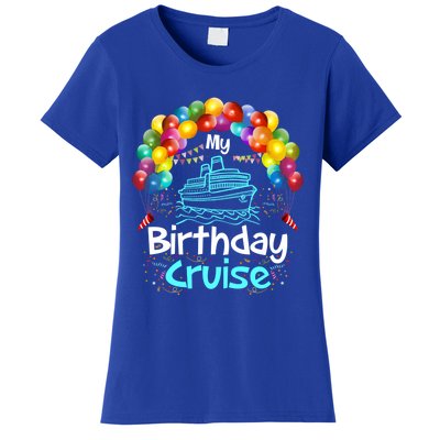 Festive My Birthday Cruise Ship Party And Gift Women's T-Shirt