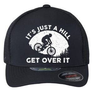 Funny Mountain Biking Design Trail Ride Lover Gift Flexfit Unipanel Trucker Cap