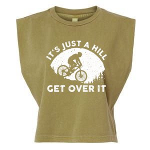 Funny Mountain Biking Design Trail Ride Lover Gift Garment-Dyed Women's Muscle Tee