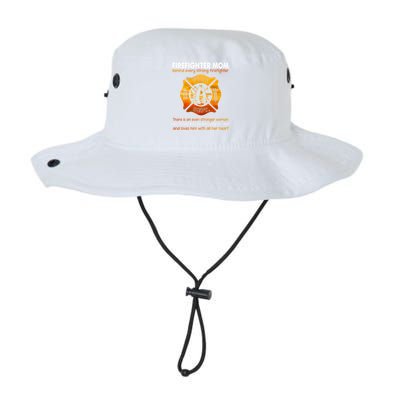 Firefighter Mom Behind Every Strong Firefighter Meaningful Gift Legacy Cool Fit Booney Bucket Hat