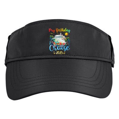 Festive My Birthday Cruise Ship Party 2025 Adult Drive Performance Visor